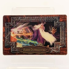 Carte lenticulaire Harry Potter Albus Dumbledore grenouille chocolat 3D Japon...