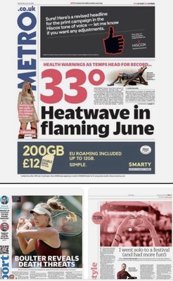 Heatwave 33 Katie Boulter Kim Woodburn RIP Festivals Metro Zeitung 18. Juni 2025