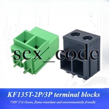 1PCS New KF135T Foot distance 10.16MM 2P 3P High-current terminal blocks 135T#TT