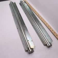 (2-Pk) Accuride Ball Bearing Drawer Slide Non Disconnect Zinc Plated Steel 22"