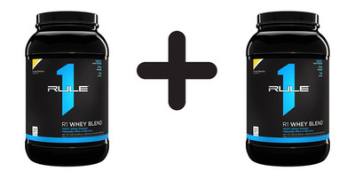 2 x Rule One R1 Whey Blend, Frozen Banana - 878g (45,53 EUR/kg)