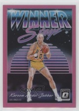 2018 Donruss Optic Winner Stays Pink Prizm 9/25 Kareem Abdul-Jabbar #10 HOF rf2