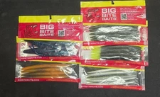 Lot of 5 Big Bite Baits 4 Assortment 1 Special