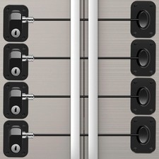 4Pcs Freezer Lock Child Proof Refrigerator Lock with Key Self Adhesive Fridge...