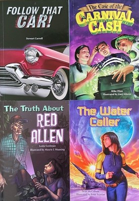 Lot of 4 Power Up! Building Reading Strength Books ~ Steck-Vaughn ~ Homeschool