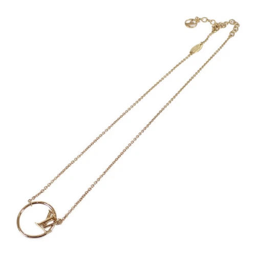 LOUIS VUITTON（LV） Collana Louis Vuitton LV Eclipse M00762 metallo placcato oro donna con borsa portaoggetti