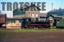 35mm Slide DR East Germany Railways Steam Loco 99 1542 1977 Deutsche 
