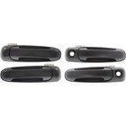 Exterior Door Handle Set For 02-09 Dodge Ram 1500 Smooth Black LH RH Front Rear