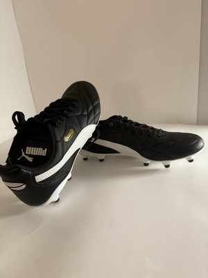Puma King Top FG/AG BLACK/WHITE SOCCER CLEATS Men s 8.5 New In Box