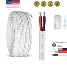 10 Gauge Marine Wire,10 AWG 15ft Duplex Marine Grade Wire Tinned Copper Heavy...