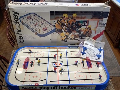 Vintage STIGA Play Off Ice Hockey Table Game Sportcraft - 1980s
