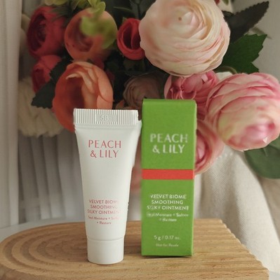 New Peach & Lily Velvet Biome Smoothing Silky Ointment 0.17oz/5g Sample
