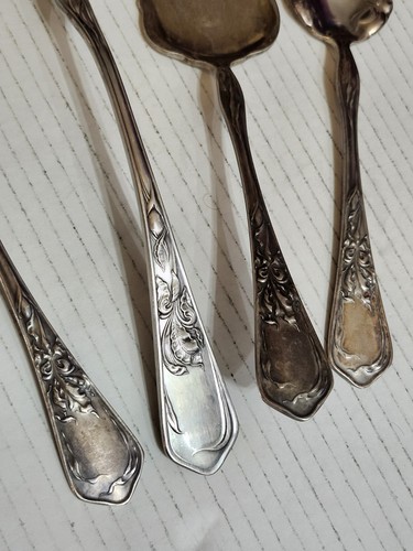 Vintage 102 piece Alpaca Pesa Mexico Silver Plated Silverware Spoons,Forks Etc. - Picture 19 of 24