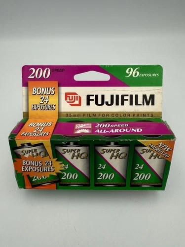 FUJIFILM 4 Pack 96 Exposures 200 Speed All-Around 35MM Bonus Roll Exp. 03/2000
