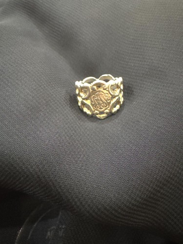 Intricate Gold Tone Filigree Statement Ring
