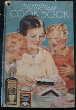 Vintage 1935 F.W. McNess Cook Book L4