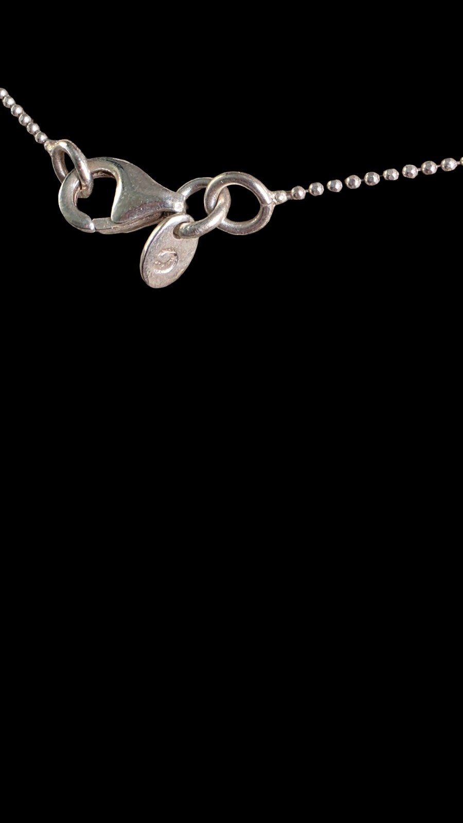 Large "LOVE" Cursive Script Sterling Silver Neckl… - image 4