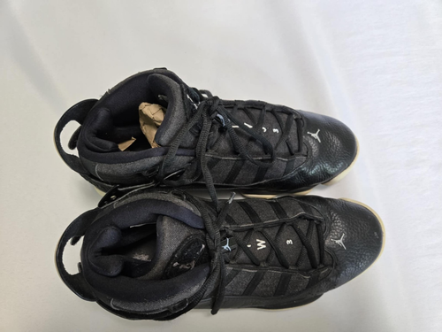 Herren Nike Jordan 6 Ringe Turnschuhe Schwarz/Matt Silber-Weiß 322992-021 Größe 10,5 - Bild 5 von 7