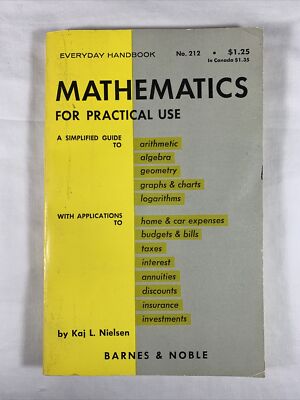 '62 Mathematics for Practical Use (Everyday Handbooks) Nielsen - Barnes & Noble
