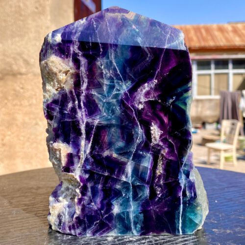 1.9LB NATURAL Green Cubic FLUORITE Crystal Cluster Mineral Specimen - 第 1/14 張圖片