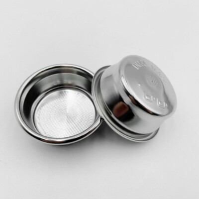 Stainless Steel Double Layer Coffee Filter Basket 54mm Espresso Powder Bowl