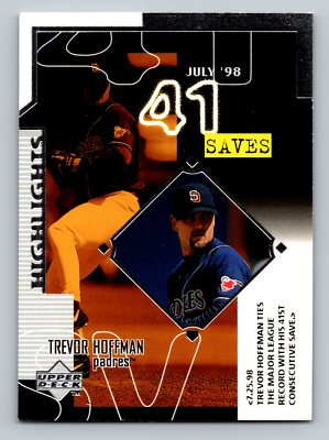 Trevor Hoffman 1999 Upper Deck #252 San Diego Padres