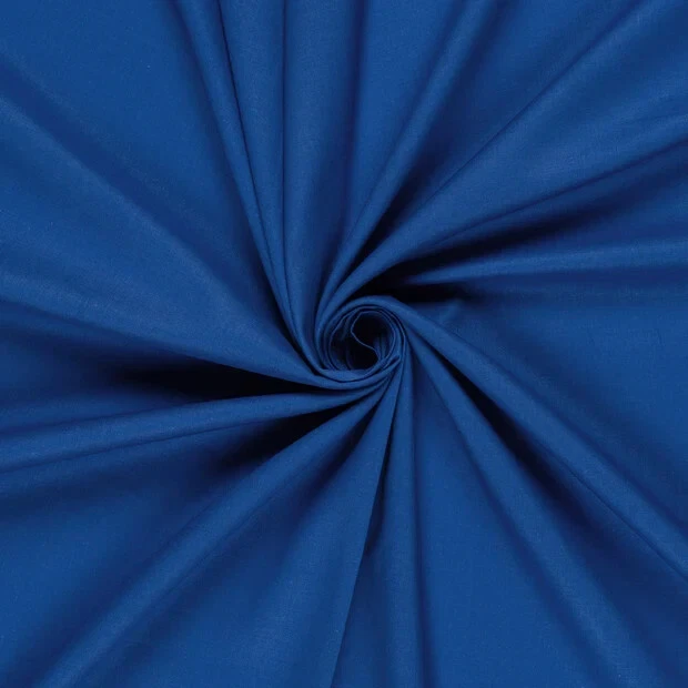 INDIAN COTTON Uni Stoff Fahnentuch Einfarbig 100% Baumwolle Farbe Korn blau !SONDER ANGEBOT !!