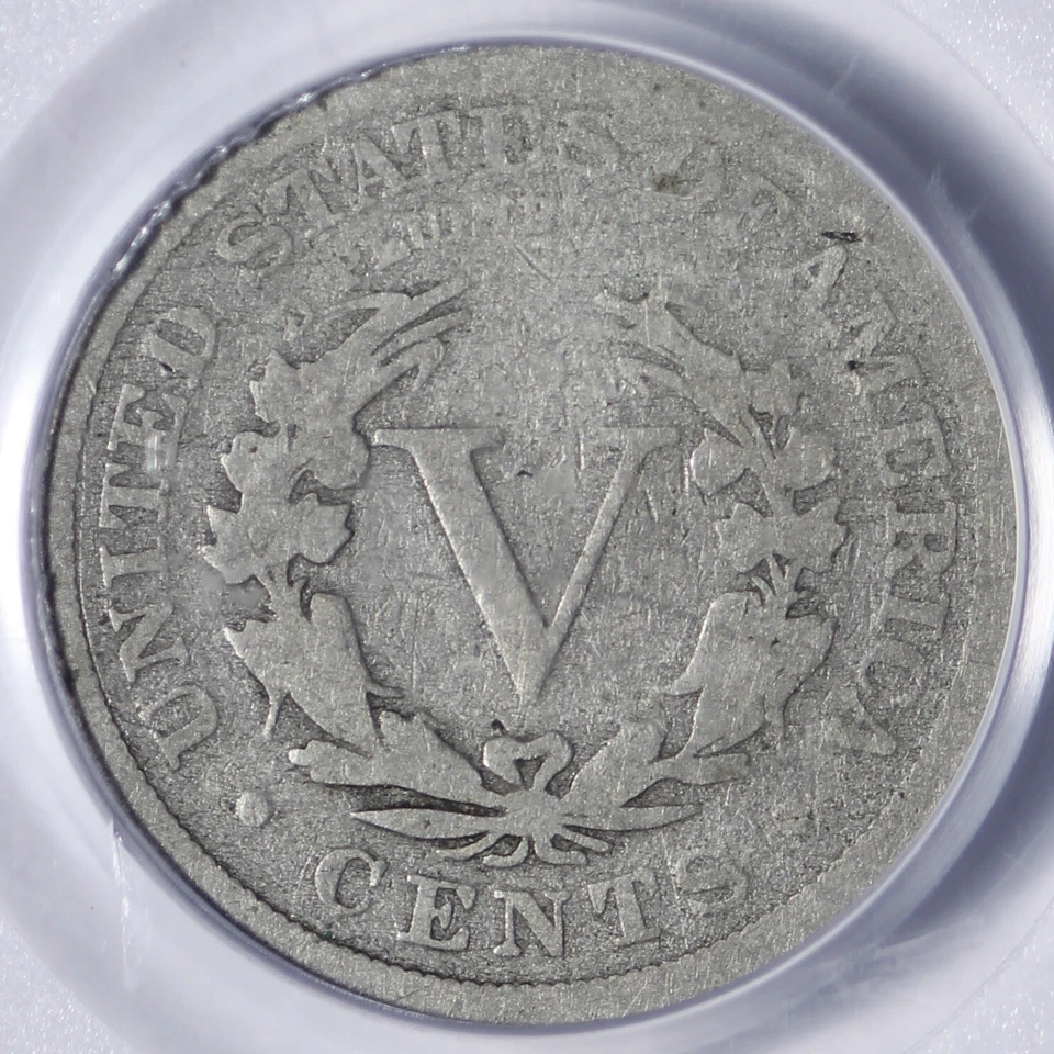 1886 Liberty V Nickel PCGS G4 G04 Key Date! ICEJ - Image 3 of 3