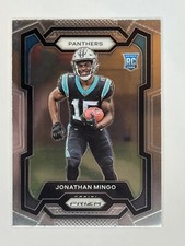 2023 Panini Prizm Football #312 Jonathan Mingo RC Rookie Carolina Panthers