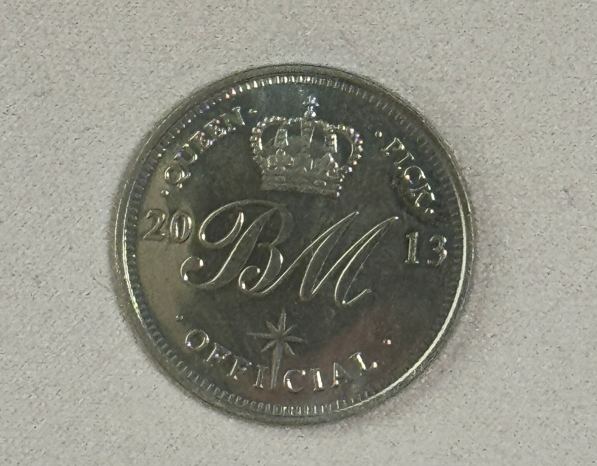 Plettro Per Chitarra Preferito Da Brian May Dei Queen – Moneta Originale Britannica Sixpence