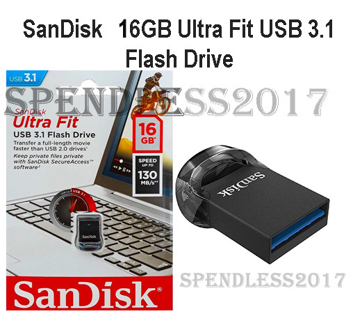 sandisk ultra fit 16gb usb 3.1
