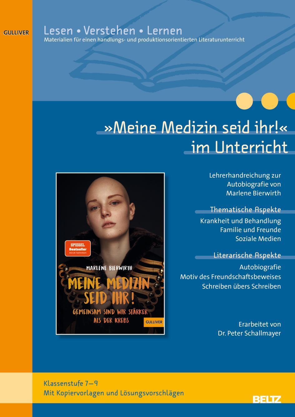 Thumbnail - »meine Medizin Seid Ihr« Unterricht Peter Schallmayer Broschüre 32 S.