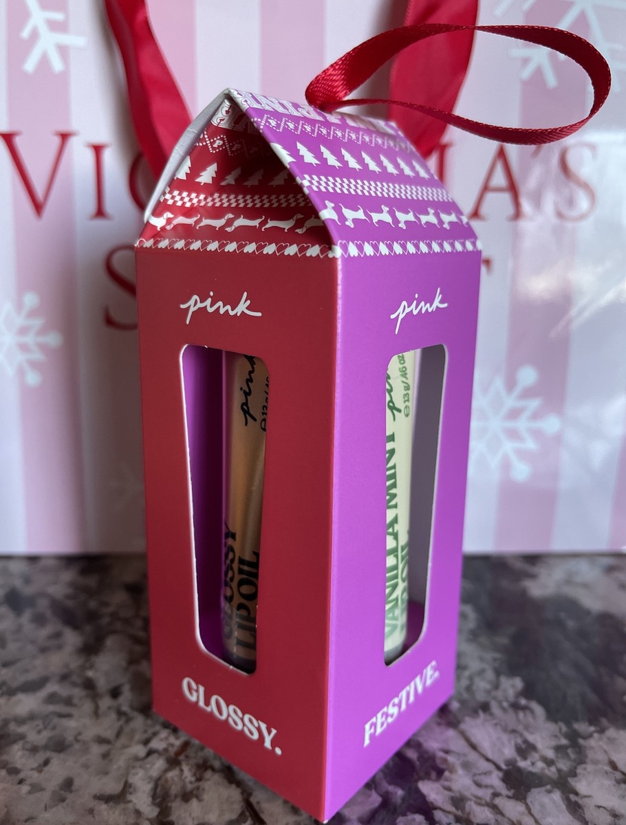 Victoria's Secret Special Edition Holiday Lip Oil Gift Set; NEW in