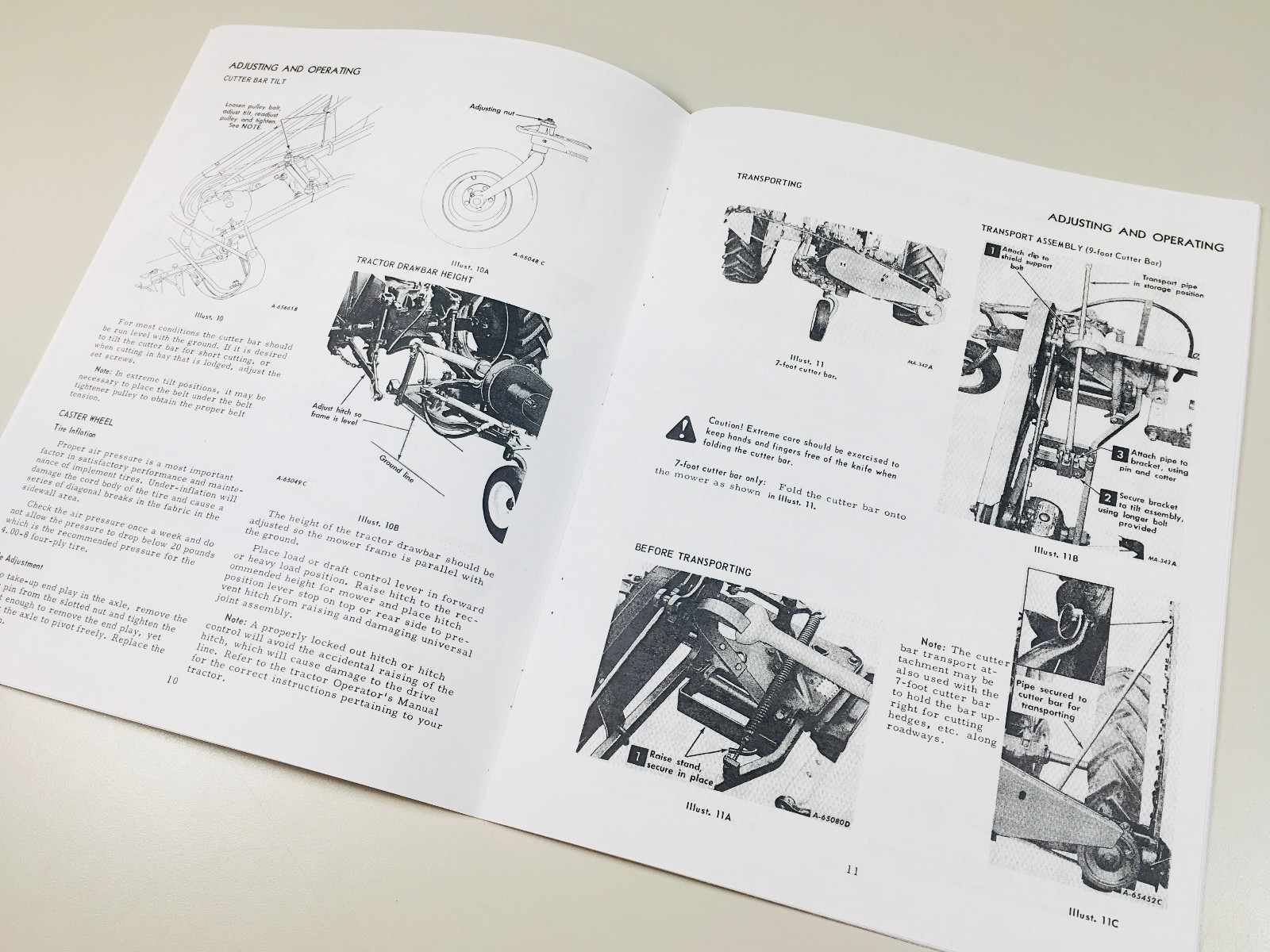 International Harvester 1000 Balanced Mower Operators Owners Manual