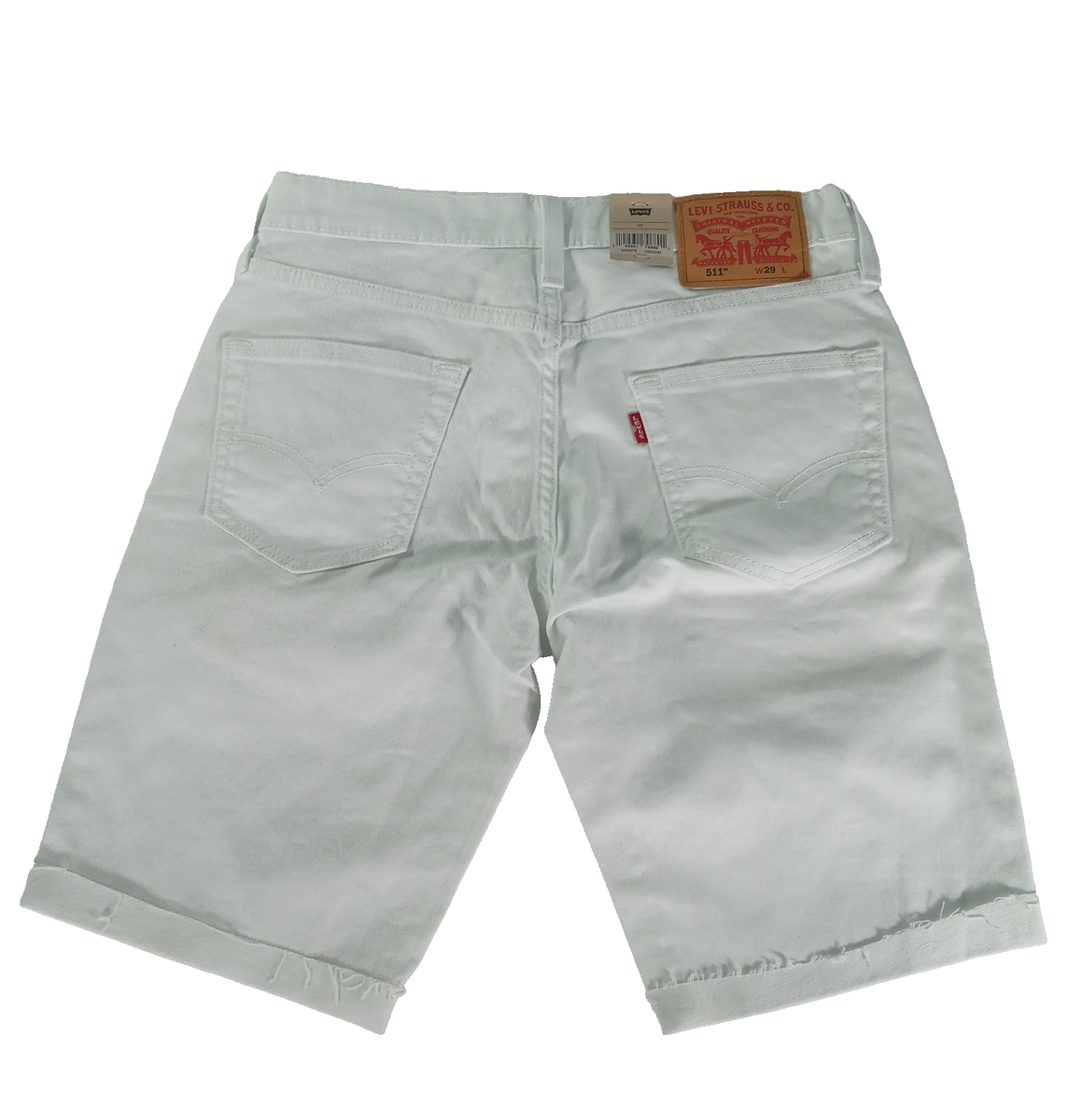 New Levis 511 Denim Shorts Mens 29 Slim Stretch Jean 10