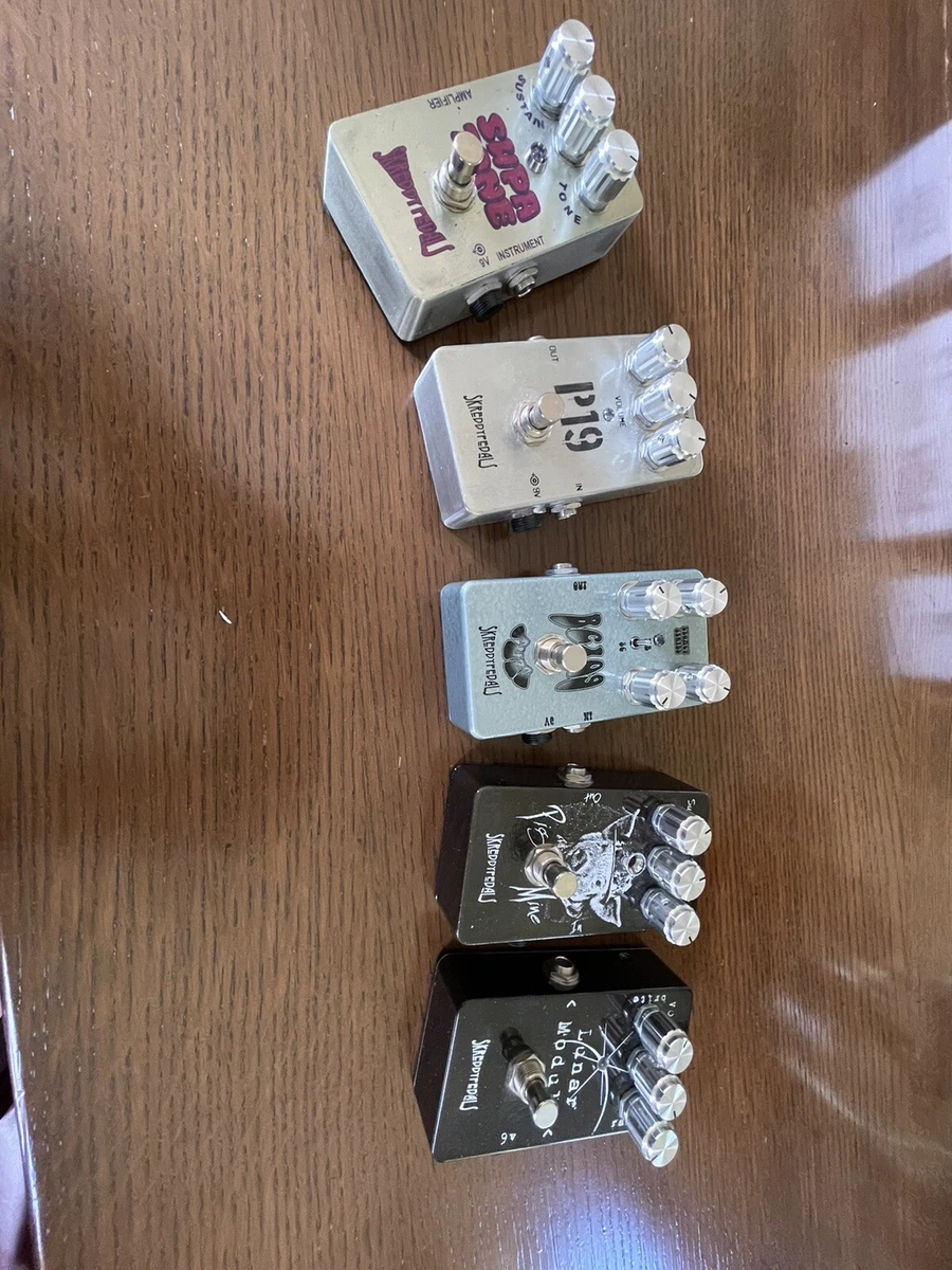Skreddy Pedals PiG Mine, BC 109, P19, Lunar Modules, Supa Tone