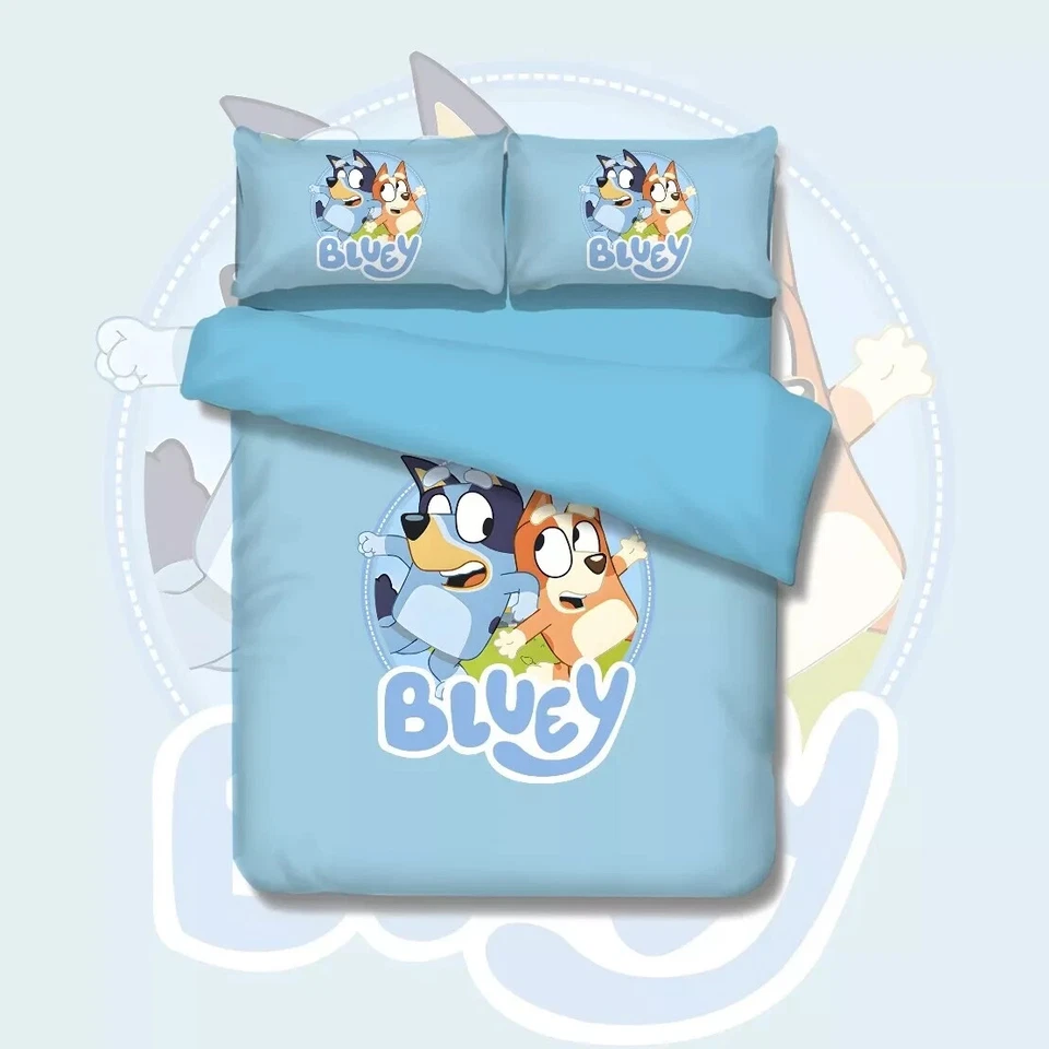 Juego de funda de edredón/edredón/doona azul tamaño negro individual doble queen AU Express Foto 3 de 3