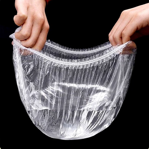 100PCS Disposable Food Cover Plastic Food Bag Elastic Wrap Food Bowl Dish Cover - Picture 18 of 21