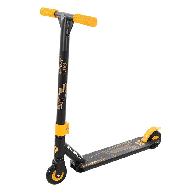 kids yellow scooter