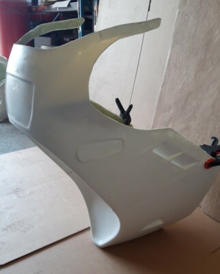 Kawasaki KR-1S KR1 S Verkleidung Verkleidungen vorne oben und unten Set Fiberglas NEU