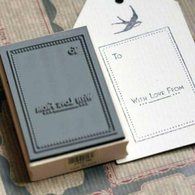 Gummistempel - To ... With Love From Stamp - Holzgummi Bastelstempel