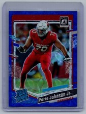 2023 Panini Donruss Optic Paris Johnson Jr. #205 Blue Scope Prizm Rookie