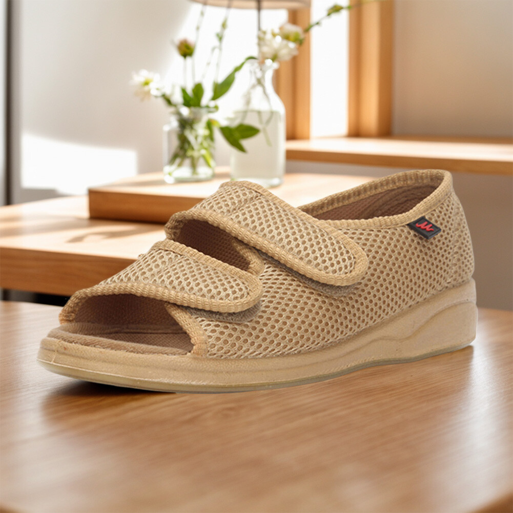 APL Sandali donna diabetici sandali punta aperta sandali larghi da passeggio per interno esterno