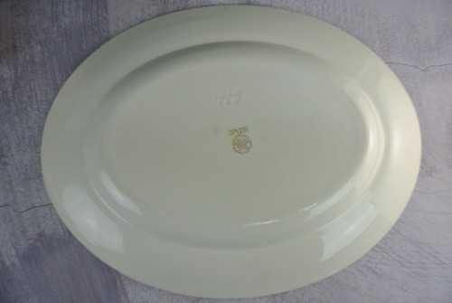 Vintage Wedgewood & Barlaston of Etruria "Moss Rose"Serving 14" Platter - Picture 8 of 9