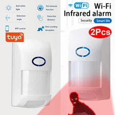 1/2 Pack Smart WiFi intrusion Infrared Detector PIR Motion Sensor Home Security 