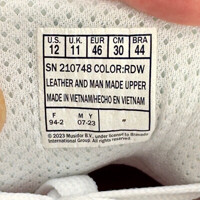 公式写真Ｄ Rolling Stones x MN Red White Palmilla Marquee Hot Lips Sneakers