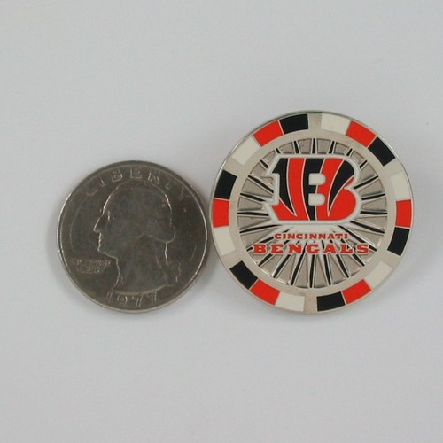 NFL Team Casino Poker Chip Lapel Hat Pin - Officially Licensed - Pick your Team - Picture 20 of 51