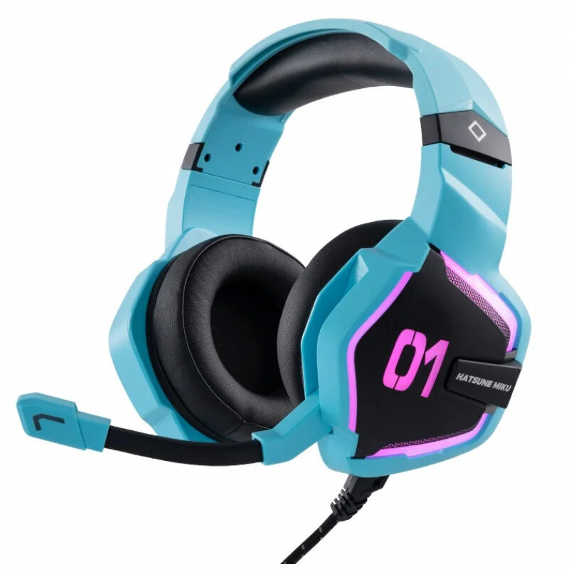 Anime Miku Wired PC Headphones Hatsune Over Ear Gaming Music | eBay