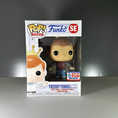 FUNKO POP! FREDDY FUNKO AS MARTY MCFLY BOX FUN EXCLUSIVE *LE 2000* W/ PROTECTOR