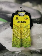 Australia 2022 World Cup men's cricket shirt jersey camiseta Asics size XL